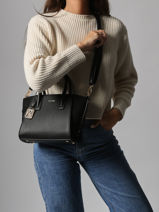 Cross Body Tas Grained Miniprix Zwart grained R2004-vue-porte